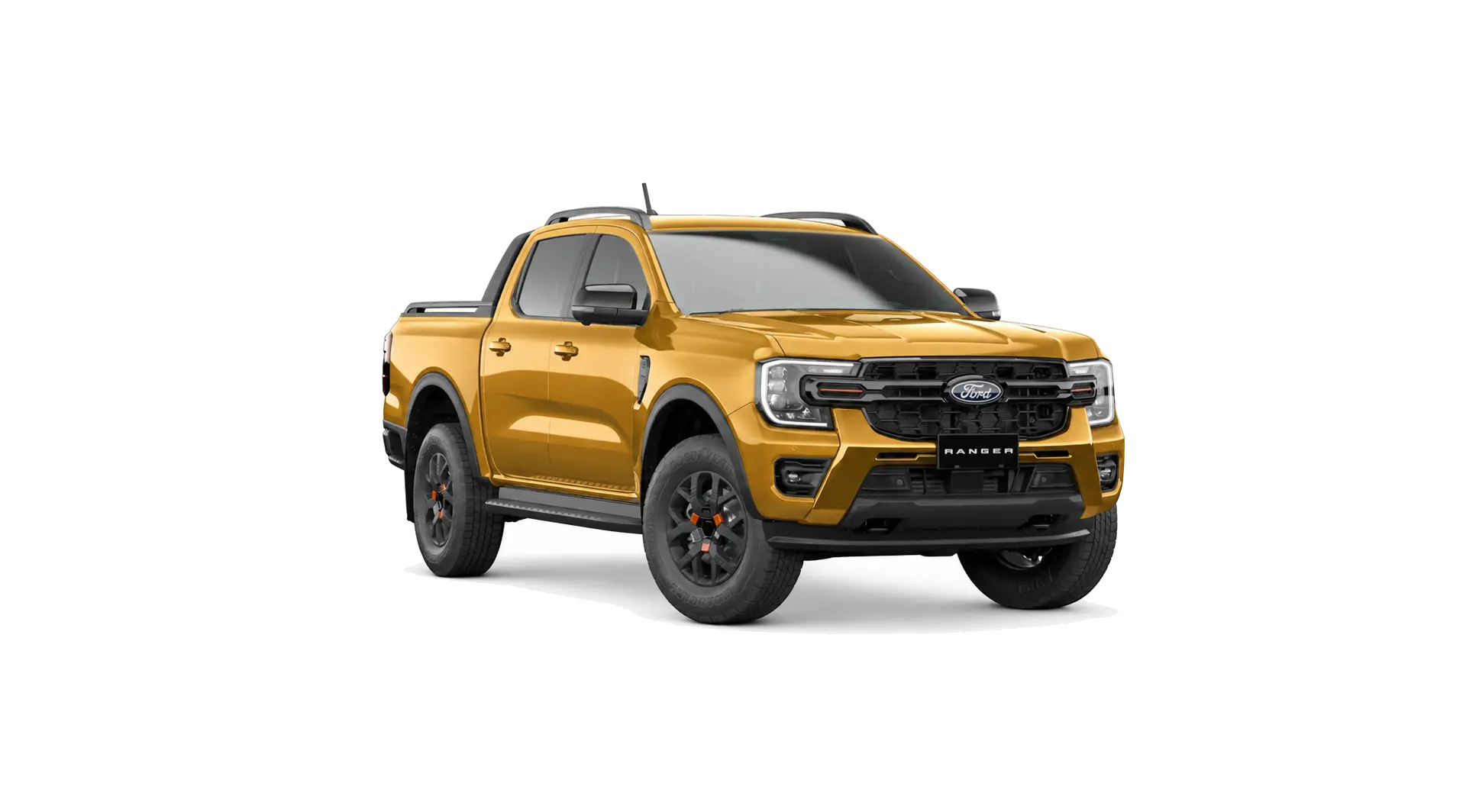 Ford Ranger màu vàng Luxe
