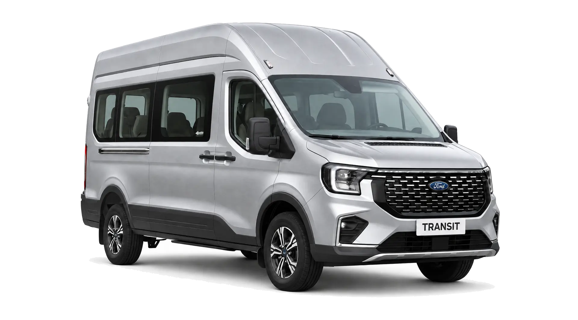Ford Transit màu bạc